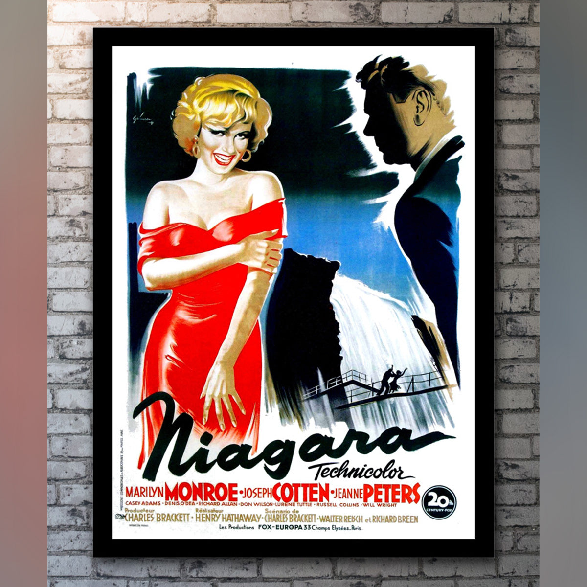 Original Movie Poster of Niagara (1953)