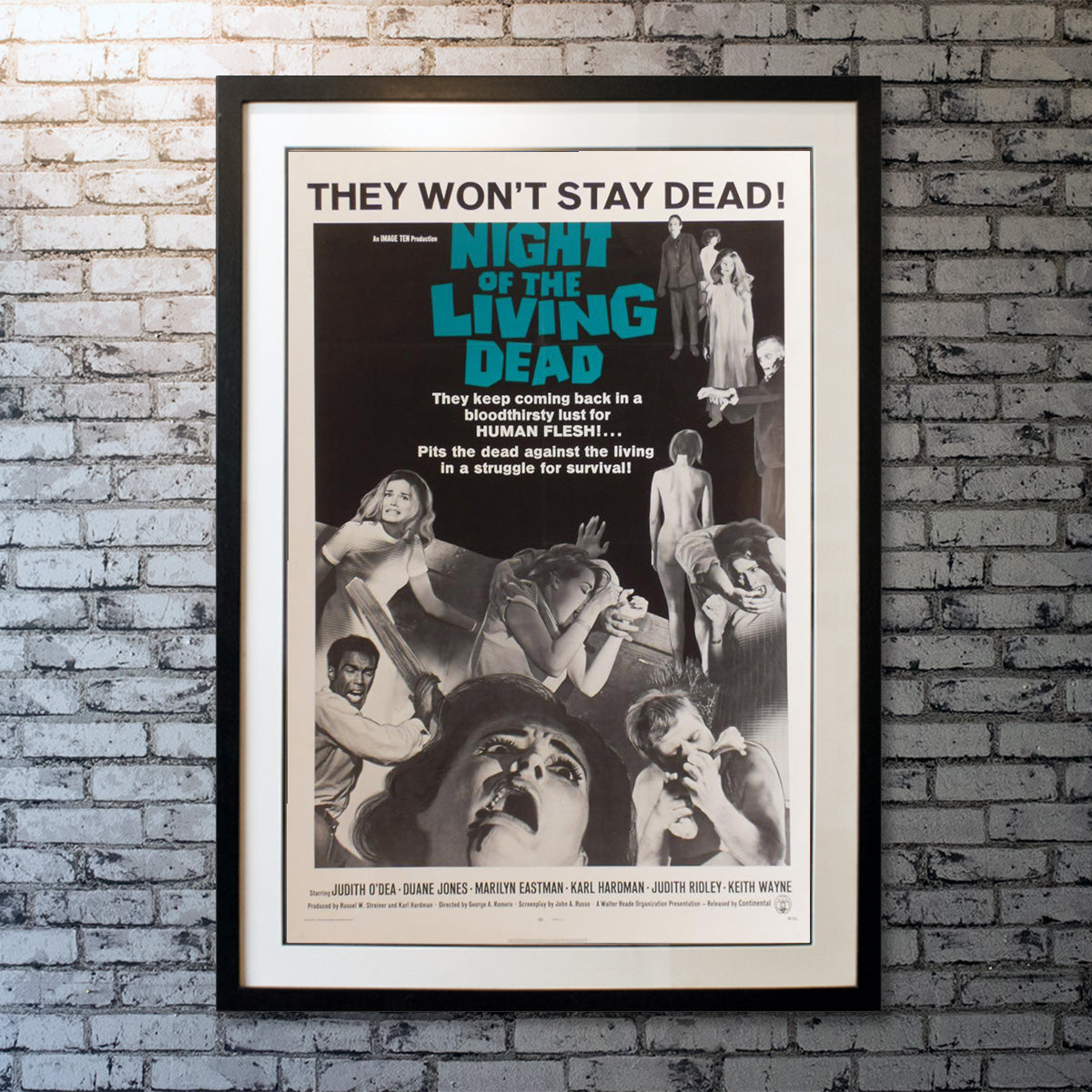 Original Movie Poster of Night Of The Living Dead (1968)