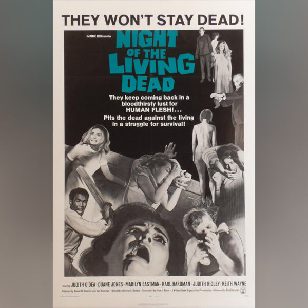 Original Movie Poster of Night Of The Living Dead (1968)