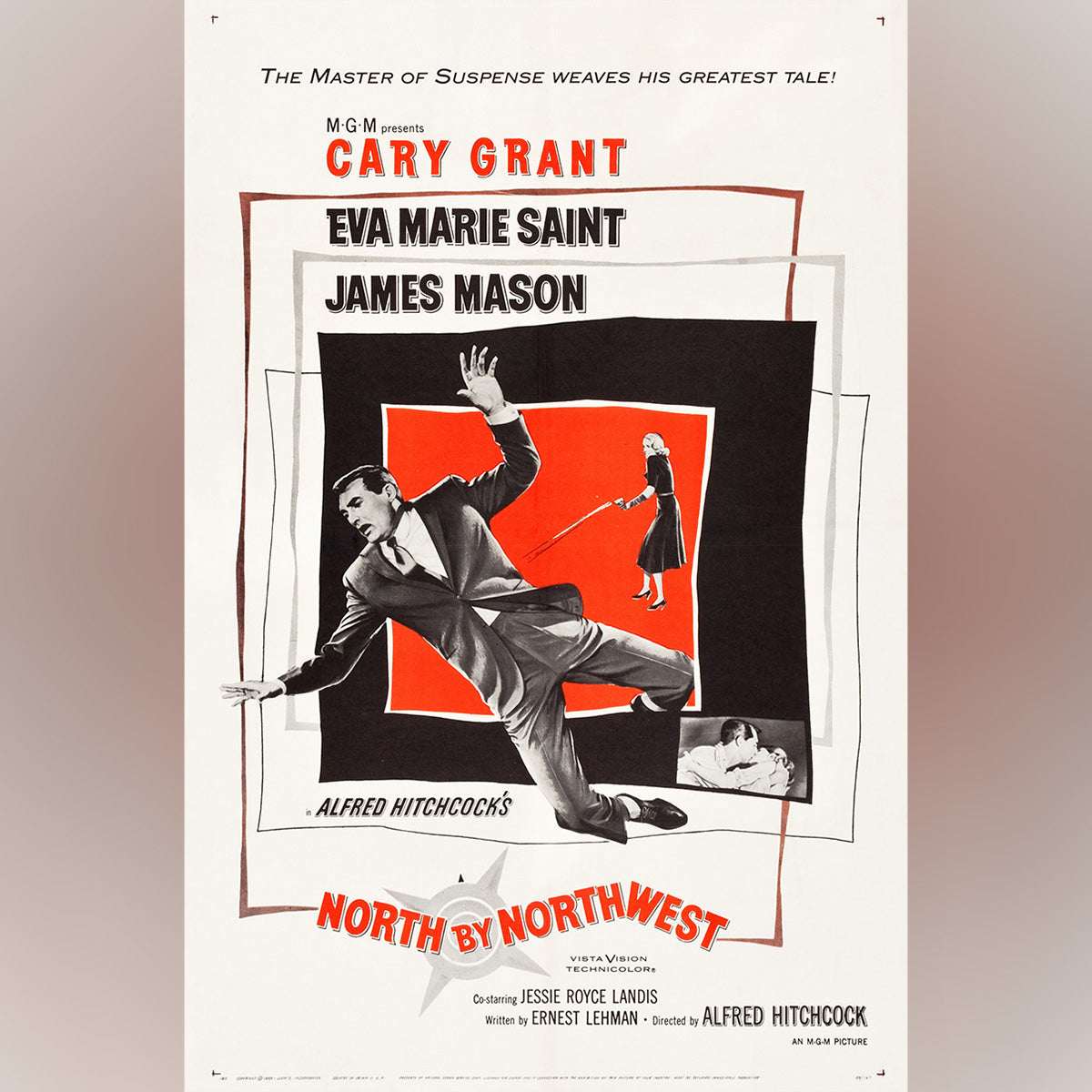 Original Movie Poster of North By Northwest (1959)