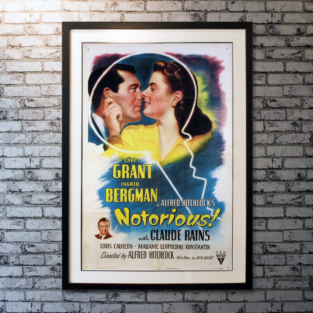 Original Movie Poster of Notorious (1946)