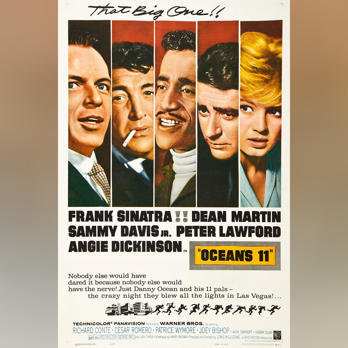 Original Movie Poster of Ocean's 11 (1960)