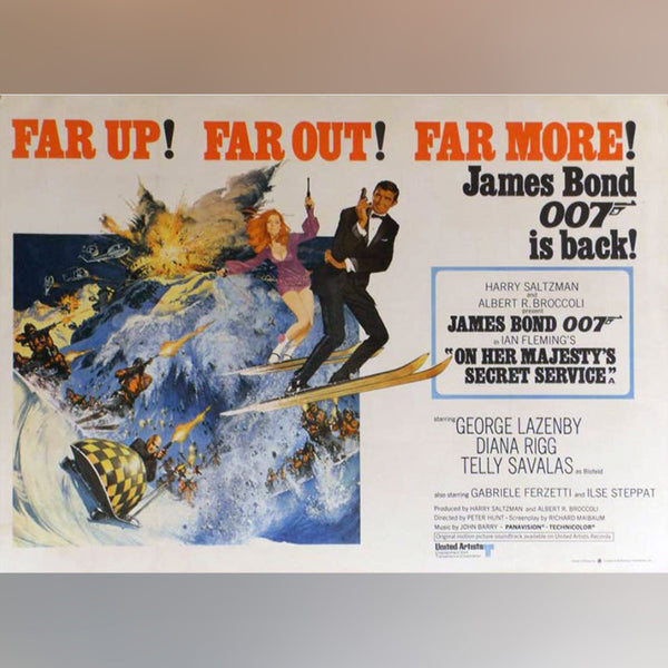 Original Movie Poster of On Her Majesty's Secret Service (1969)