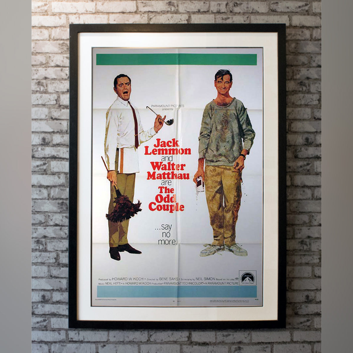 Original Movie Poster of Odd Couple, The (1968)