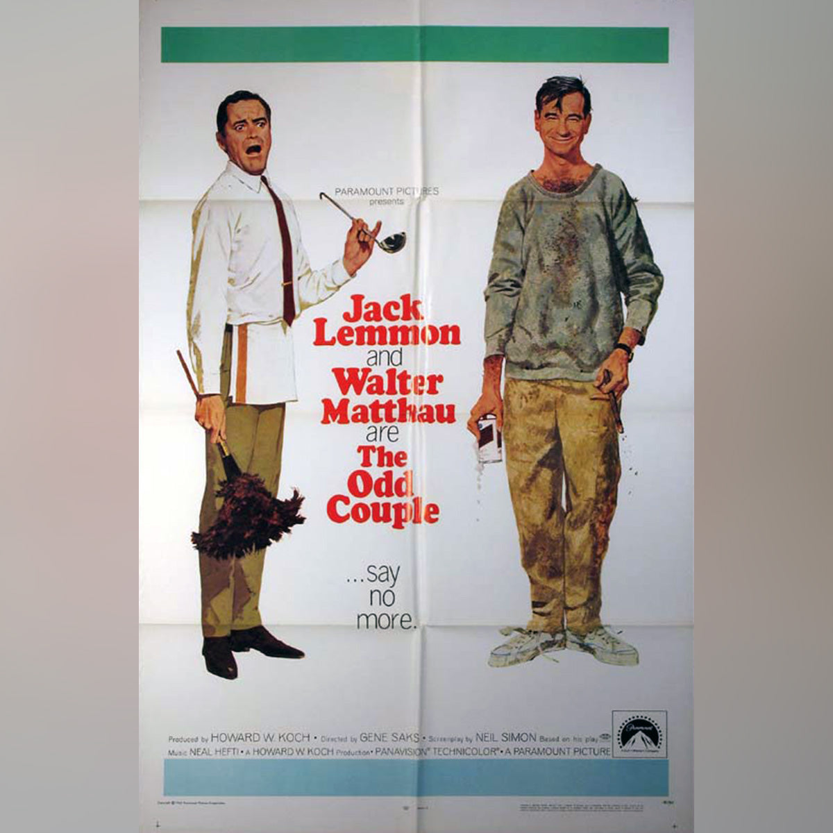 Original Movie Poster of Odd Couple, The (1968)
