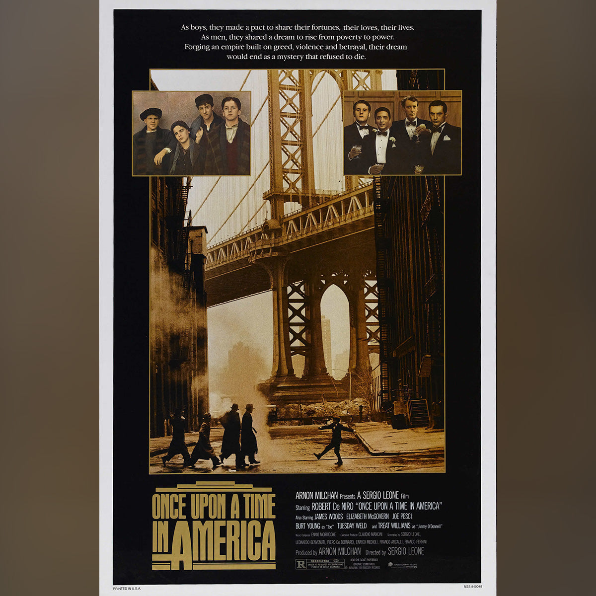 Original Movie Poster of Once Upon A Time In America (1984)