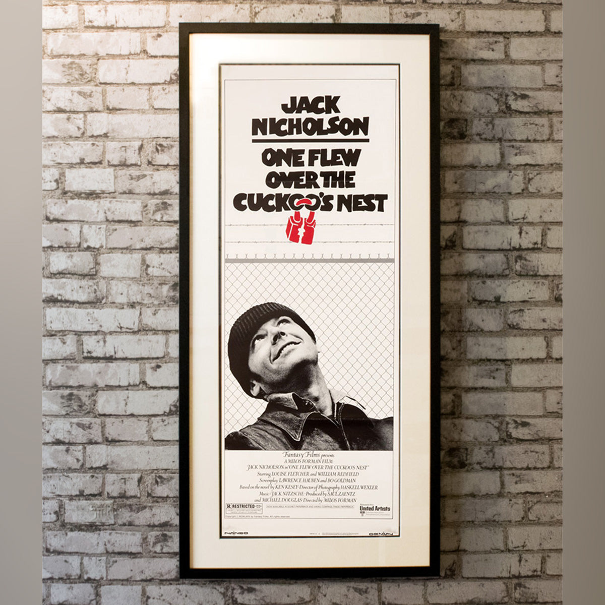 Original Movie Poster of One Flew Over The Cuckoo's Nest (1975)