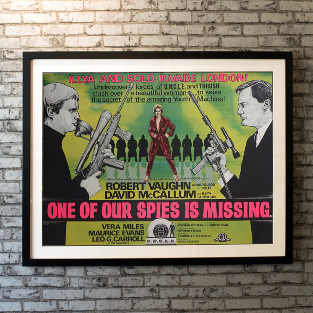 Original Movie Poster of One Of Our Spies Is Missing (1966)