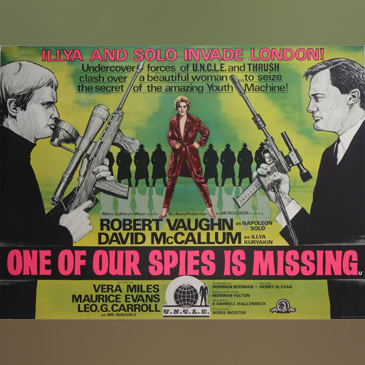 Original Movie Poster of One Of Our Spies Is Missing (1966)