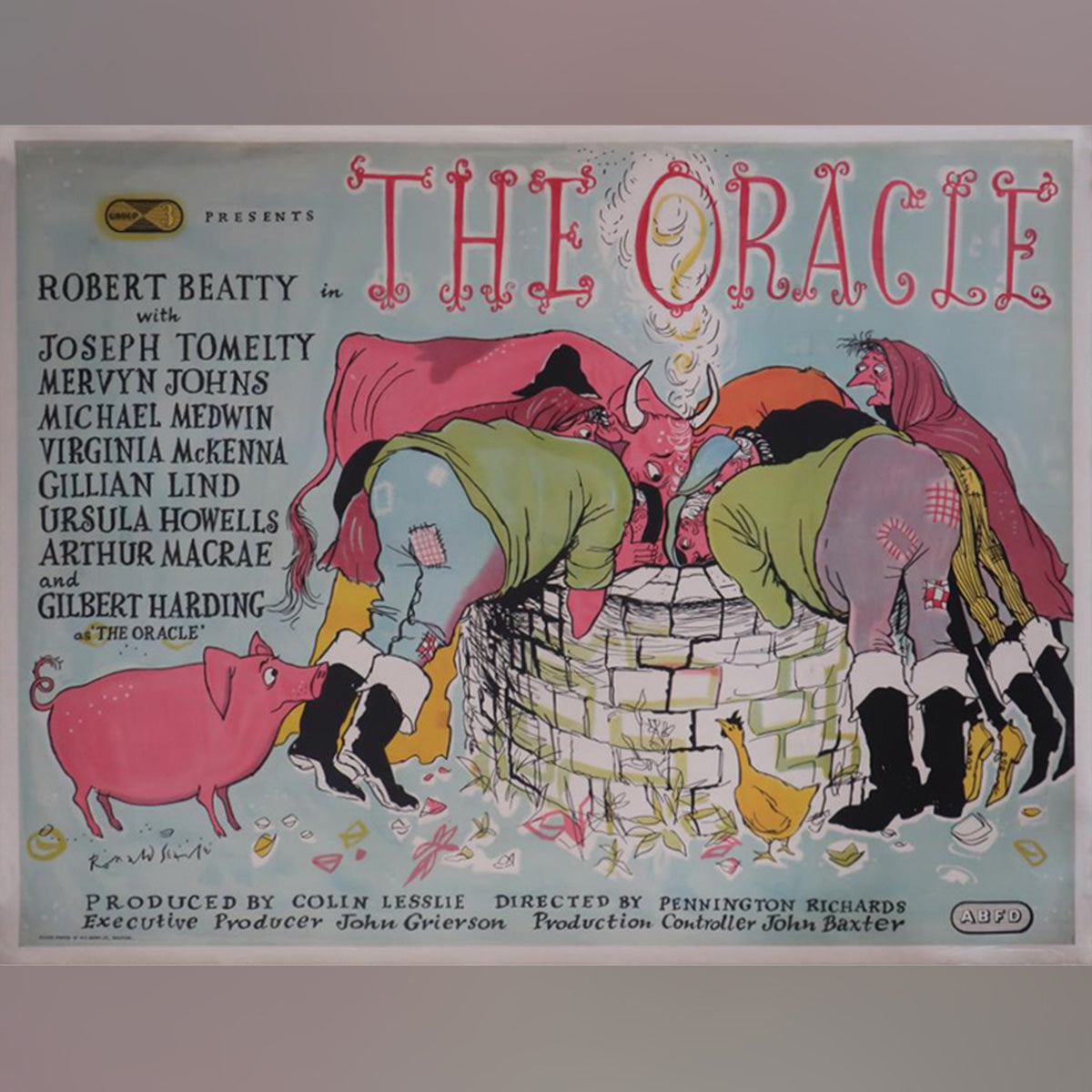 Original Movie Poster of Oracle, The (1953)