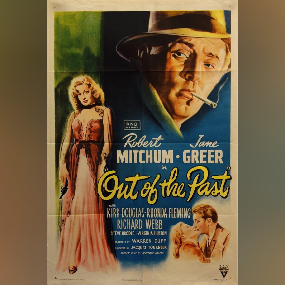 Original Movie Poster of Out Of The Past (1947)