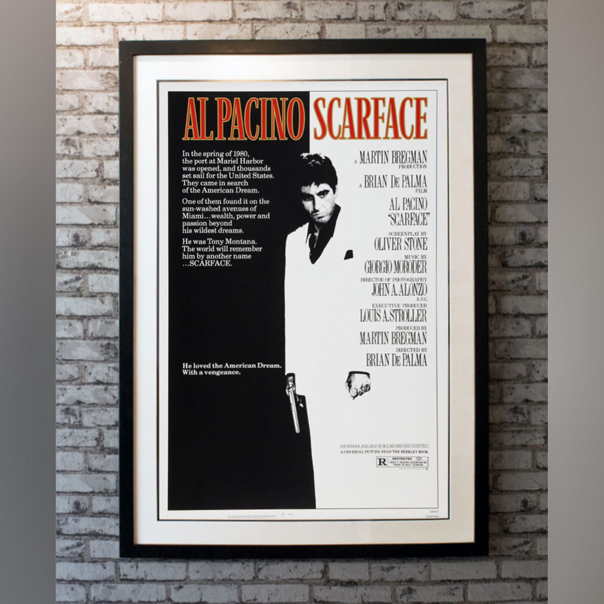 Original Movie Poster of Scarface (1983)