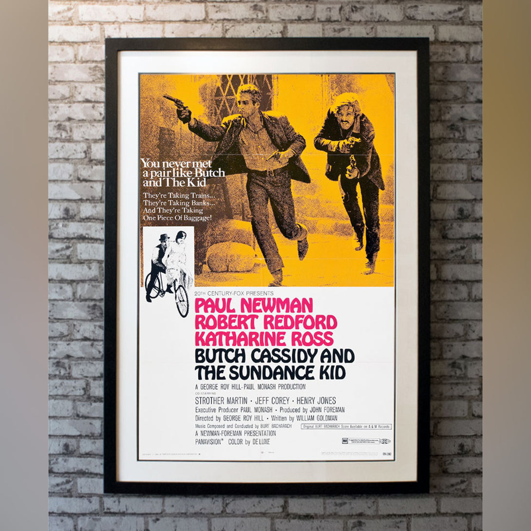 Original Movie Poster of Butch Cassidy And The Sundance Kid (1969)