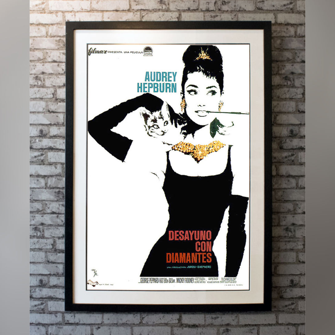 Original Movie Poster of Breakfast At Tiffany's (1961)