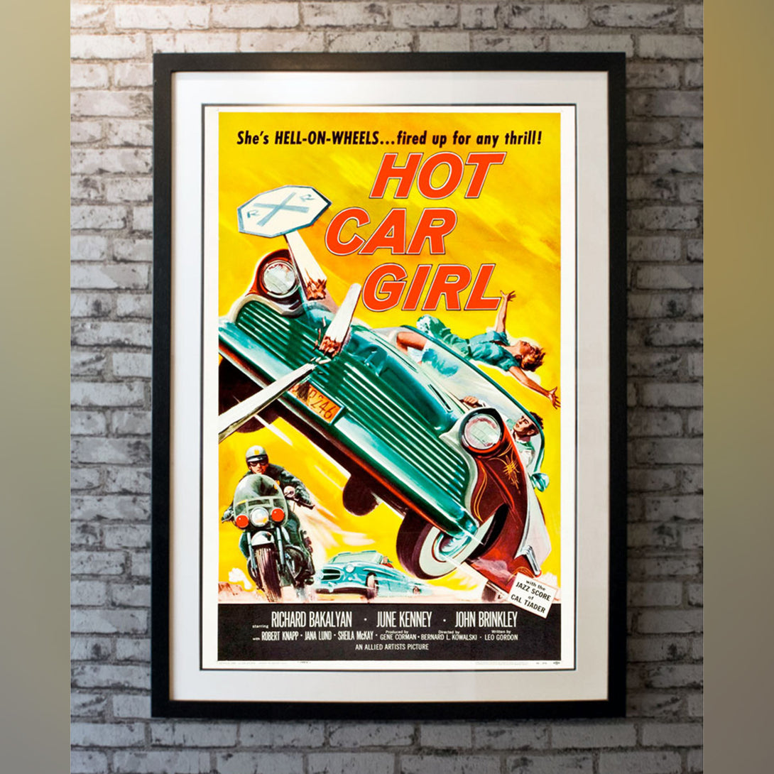 Original Movie Poster of Hot Car Girl (1958)