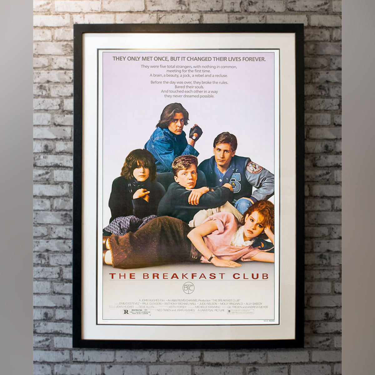 Original Movie Poster of Breakfast Club, The (1985)