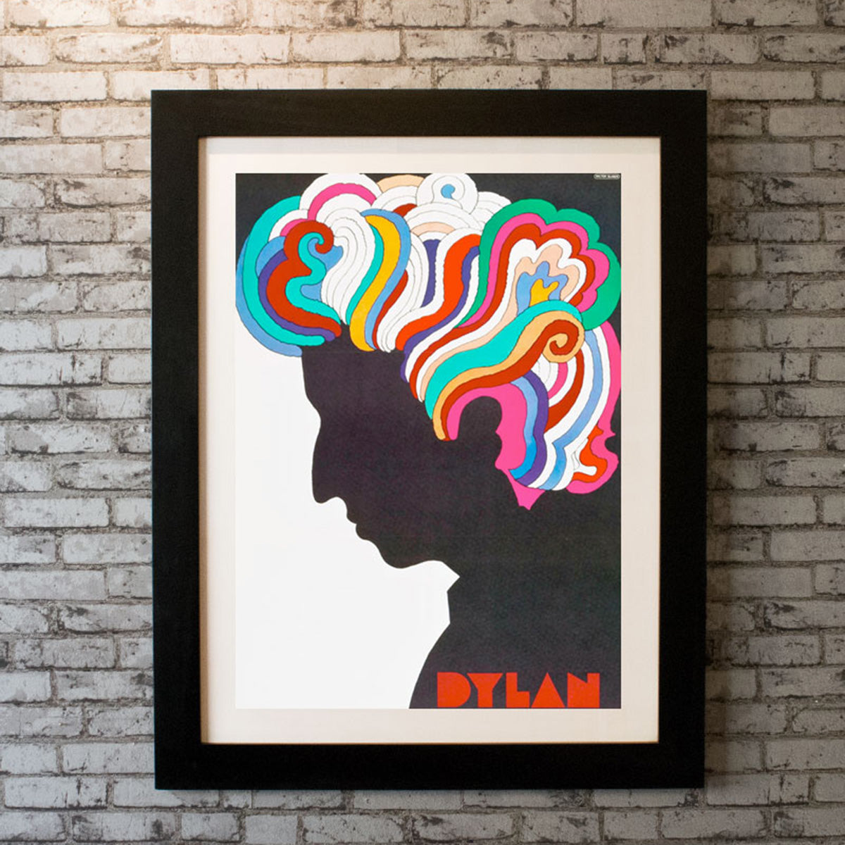 Original Movie Poster of Bob Dylan (milton GlaseR) (1966)