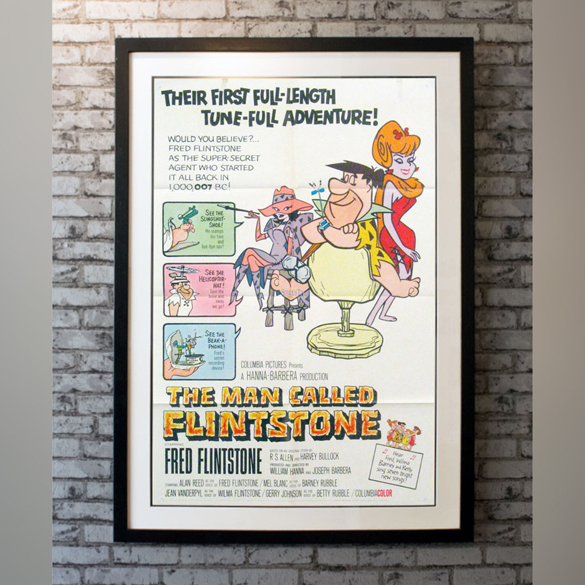 Original Movie Poster of Man Called Flintstone, The (1966)