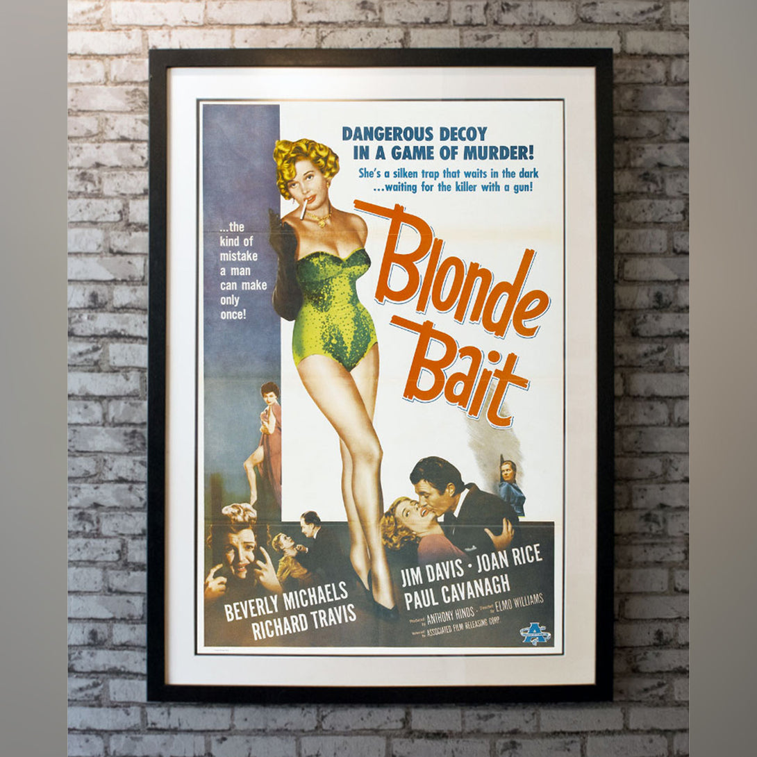 Original Movie Poster of Blonde Bait (1956)