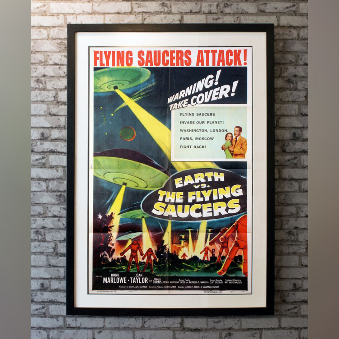 Original Movie Poster of Earth Vs. The Flying Saucers (1956)