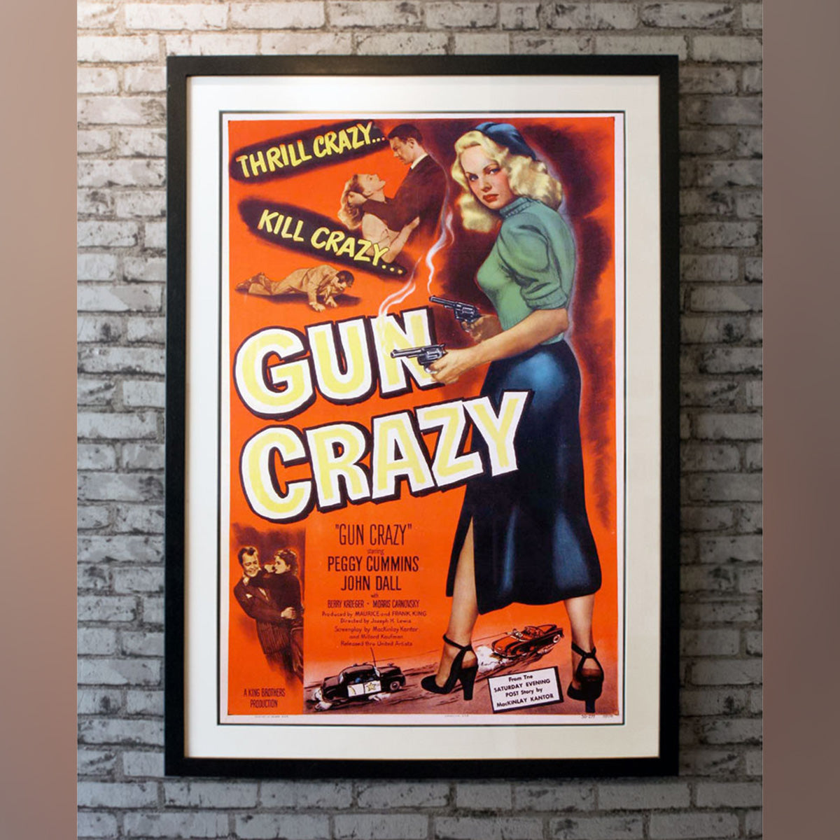 Original Movie Poster of Gun Crazy (1950)