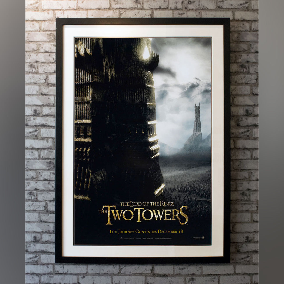 Original Movie Poster of Lord Of The Rings: The Two Towers (2002)
