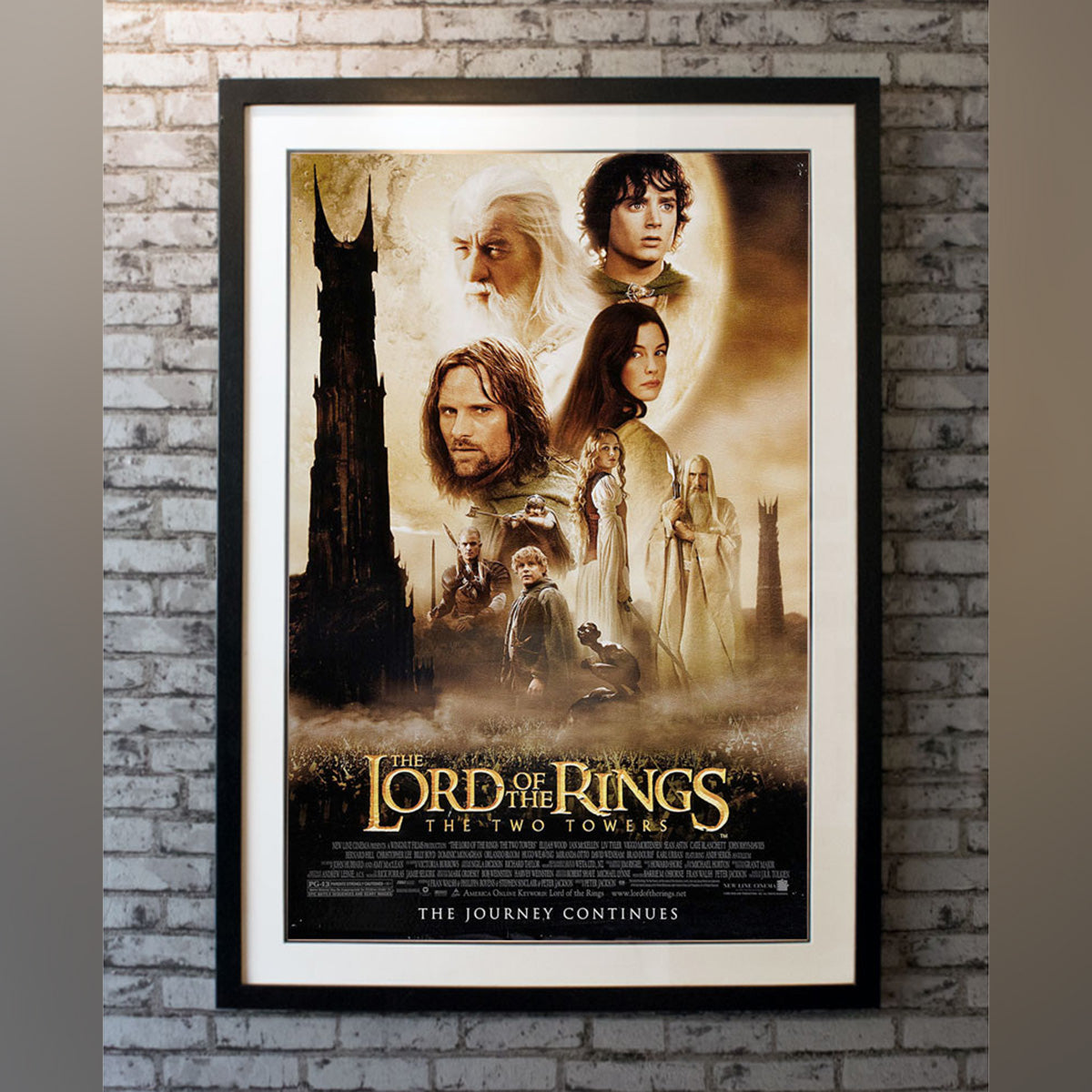 Original Movie Poster of Lord Of The Rings: The Two Towers (2002)
