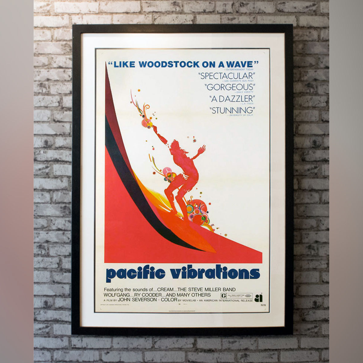 Original Movie Poster of Pacific Vibrations (1970)