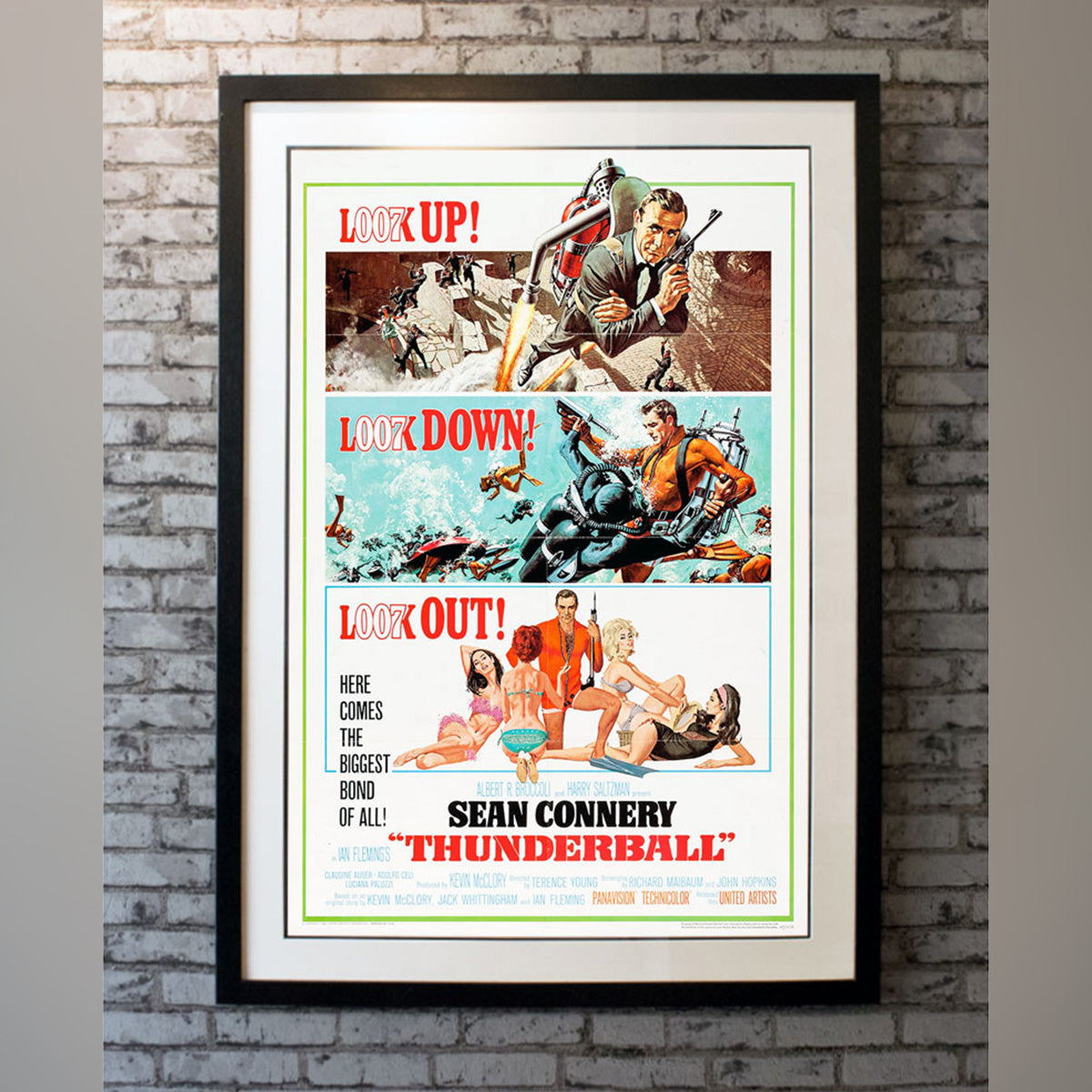Original Movie Poster of Thunderball (1965)