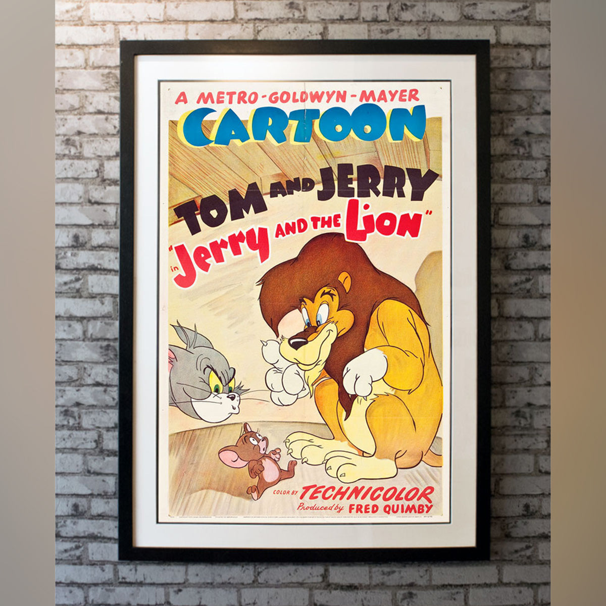Original Movie Poster of Jerry And The Lion (1950)