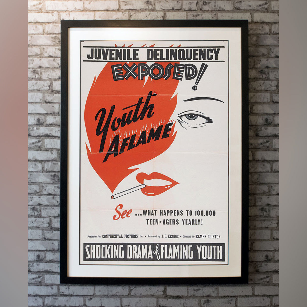 Original Movie Poster of Youth Aflame (1944)