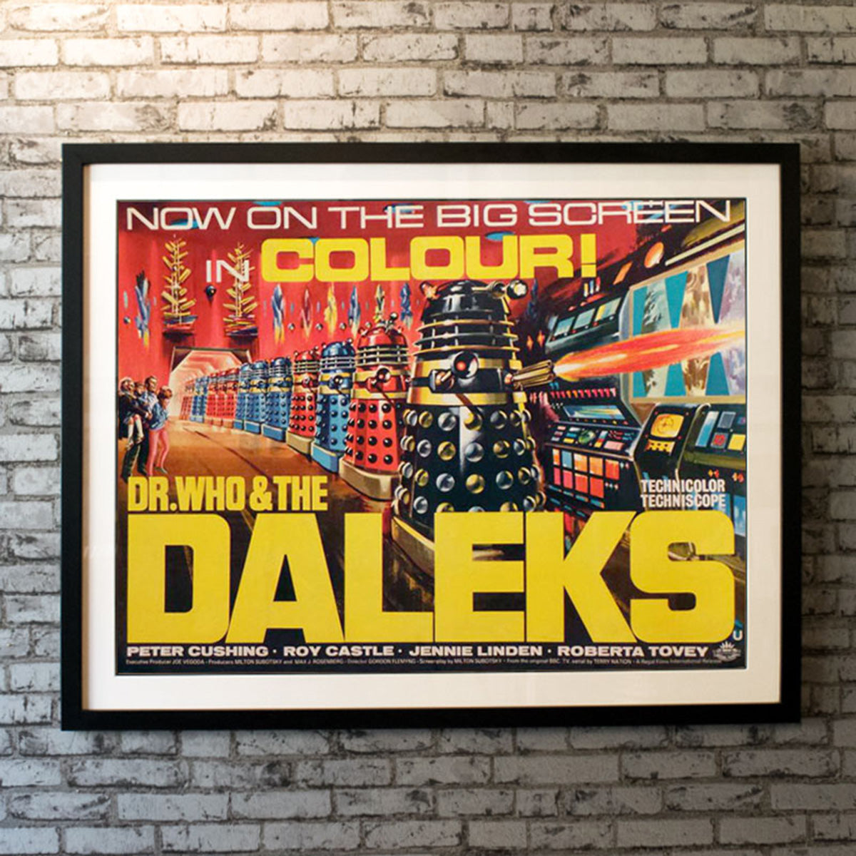 Original Movie Poster of Dr. Who And The Daleks (1965)