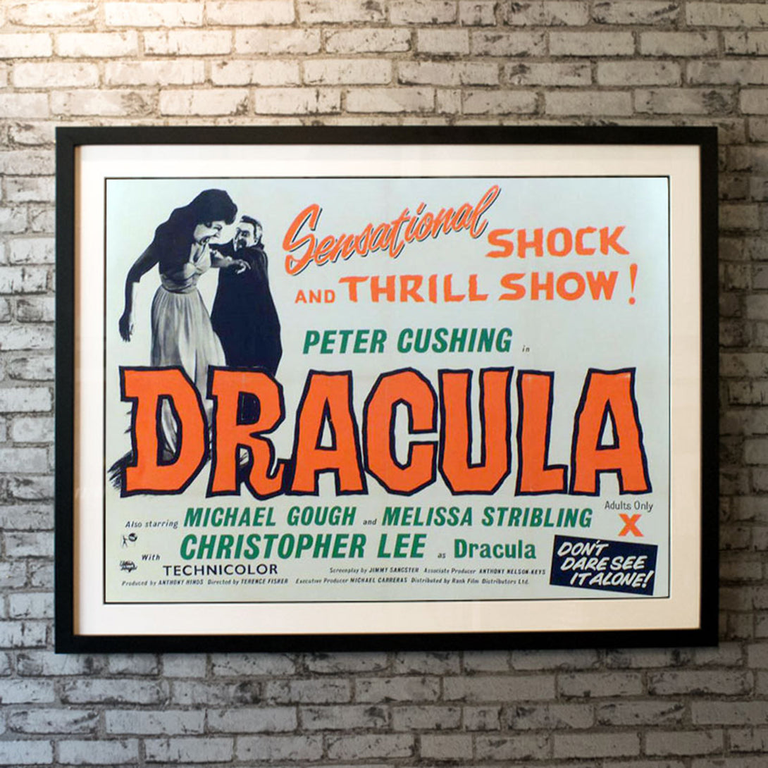 Original Movie Poster of Dracula (1958)