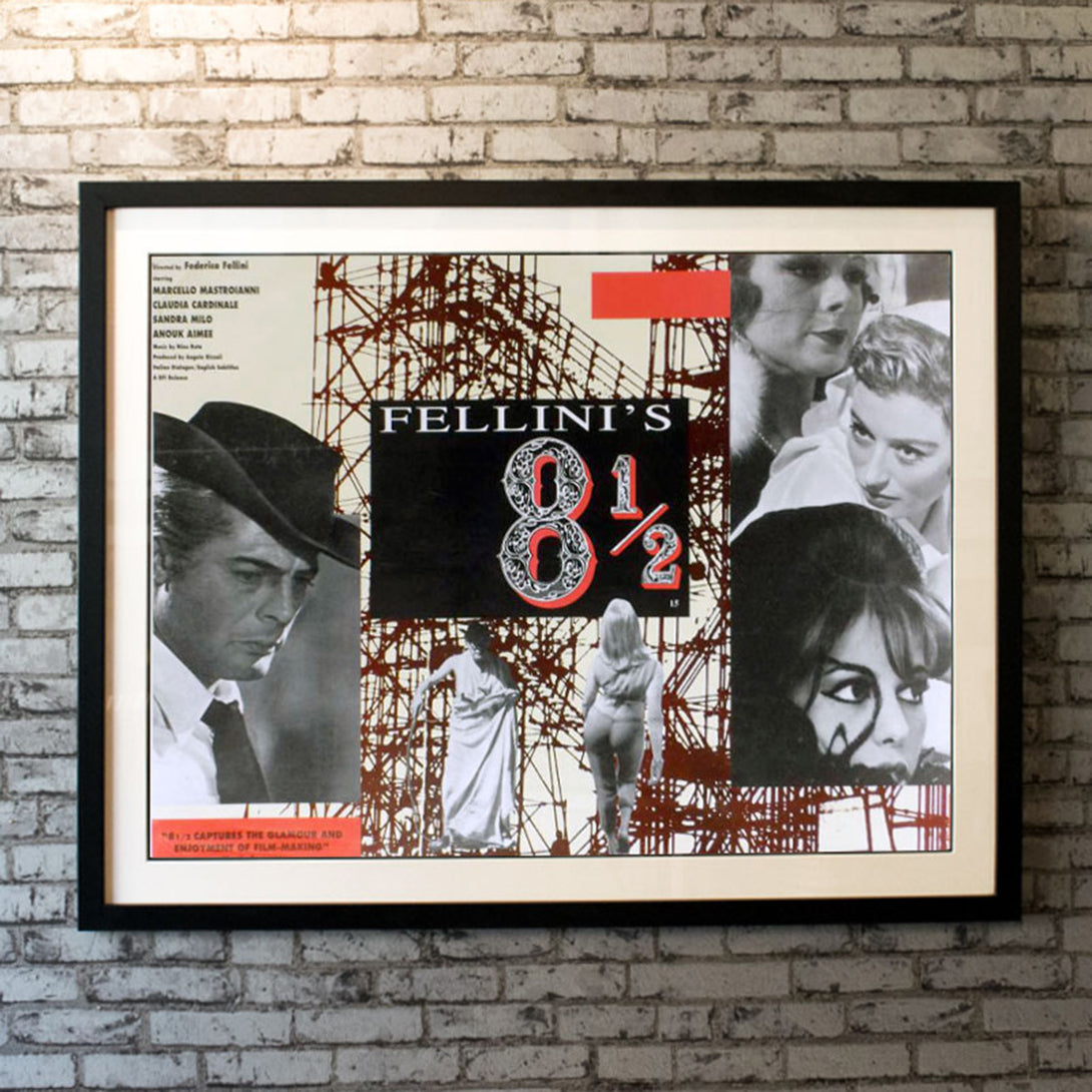 Original Movie Poster of Fellini's 8½ (2008R)