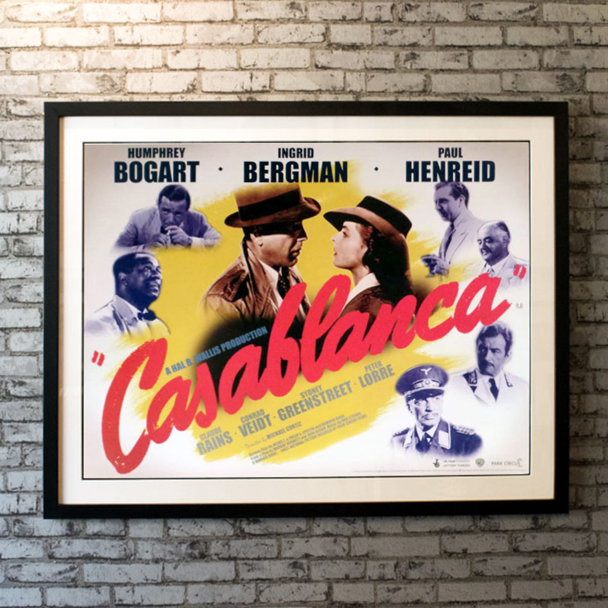 Original Movie Poster of Casablanca (2007R) 