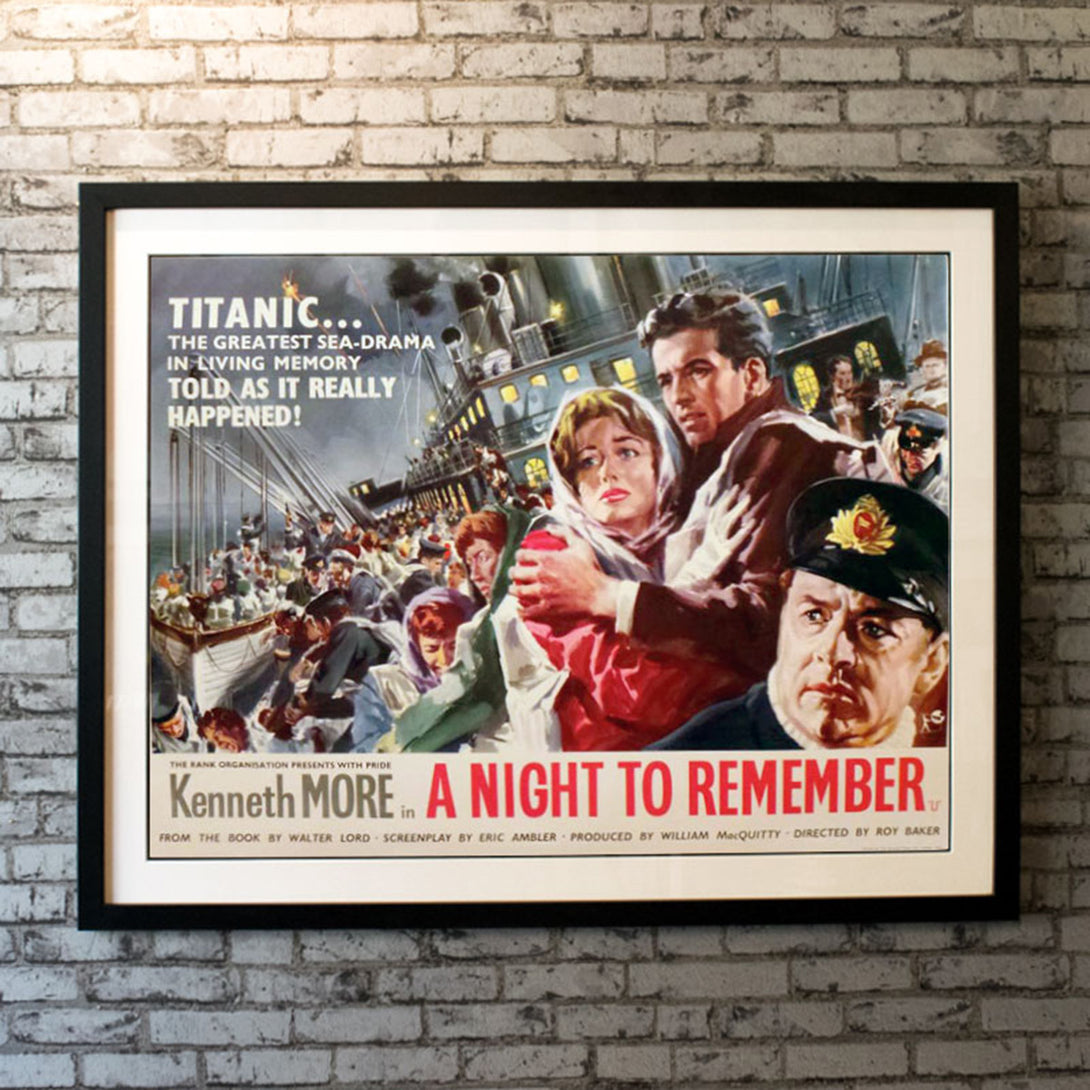 Original Movie Poster of A Night To Remember (1958)