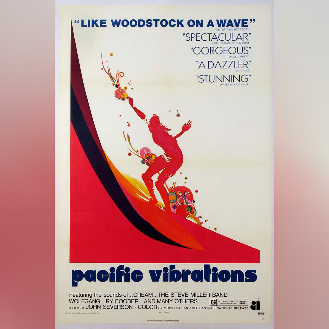 Original Movie Poster of Pacific Vibrations (1970)