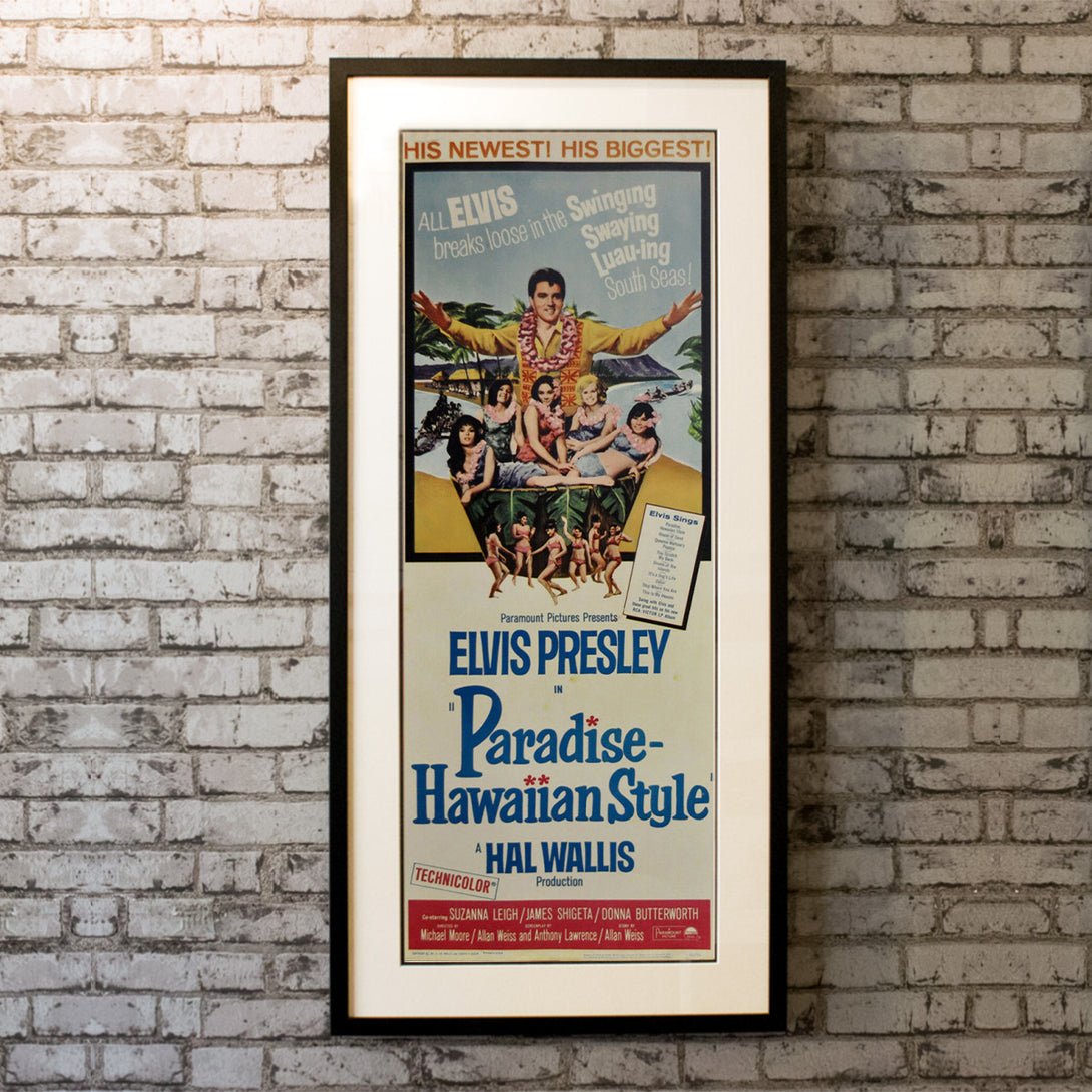 Original Movie Poster of Paradise, Hawaiian Style (1966)