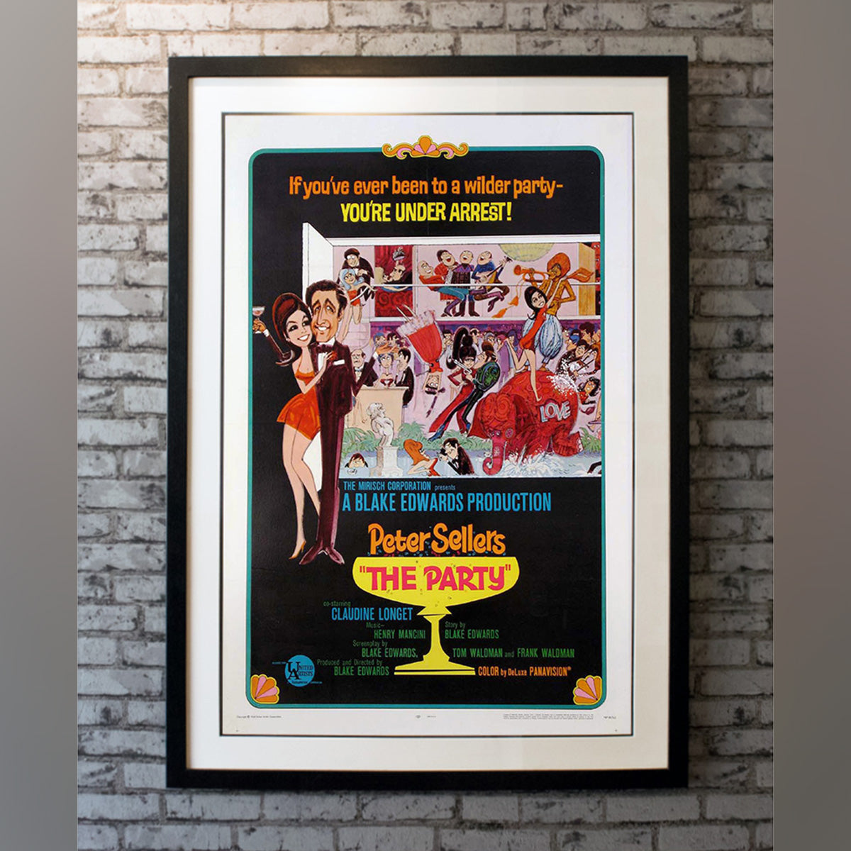 Original Movie Poster of Party, The (1968)