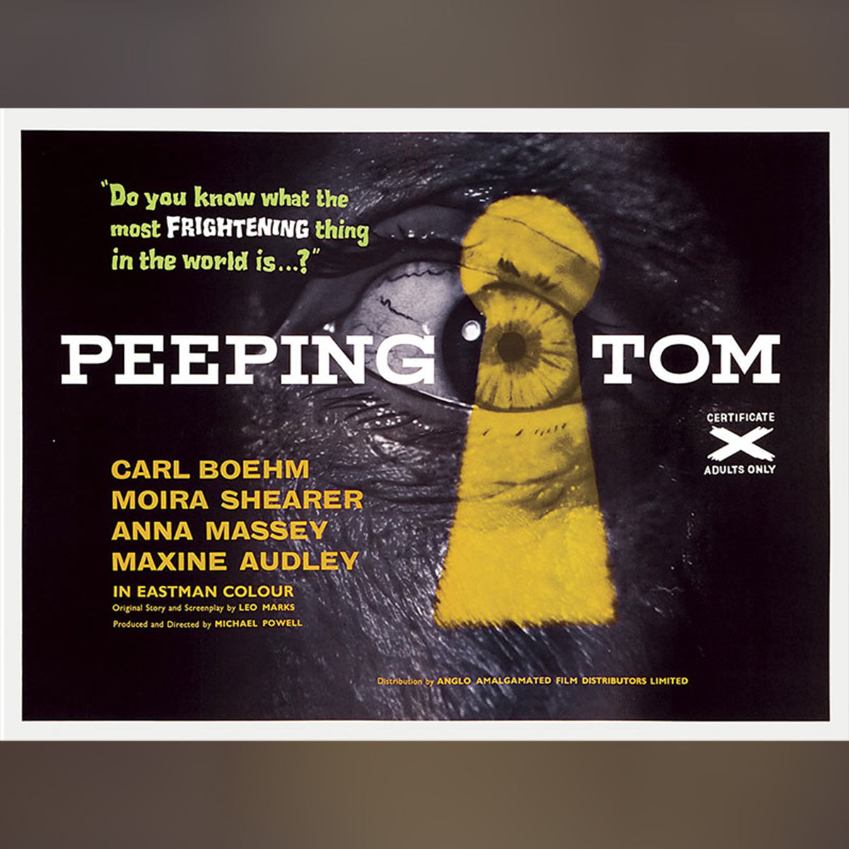 Original Movie Poster of Peeping Tom (1960)