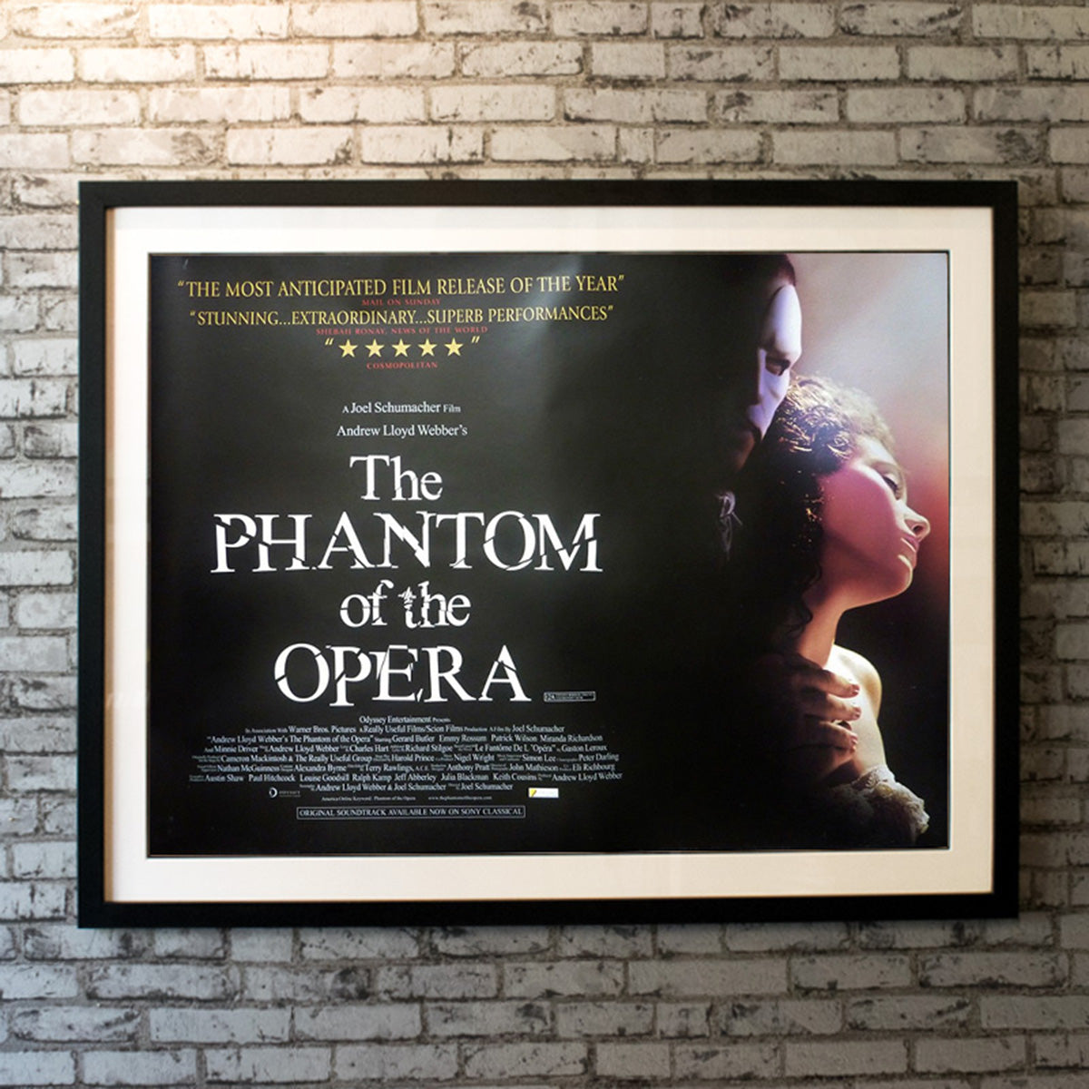 Original Movie Poster of The Phantom Of The Opera (2004)