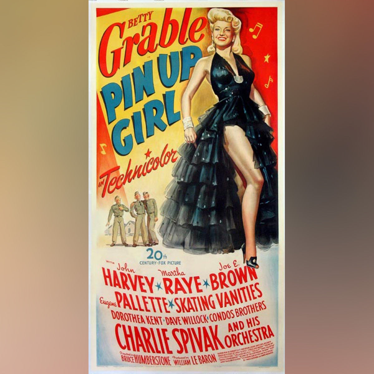 Original Movie Poster of Pin Up Girl (1944)