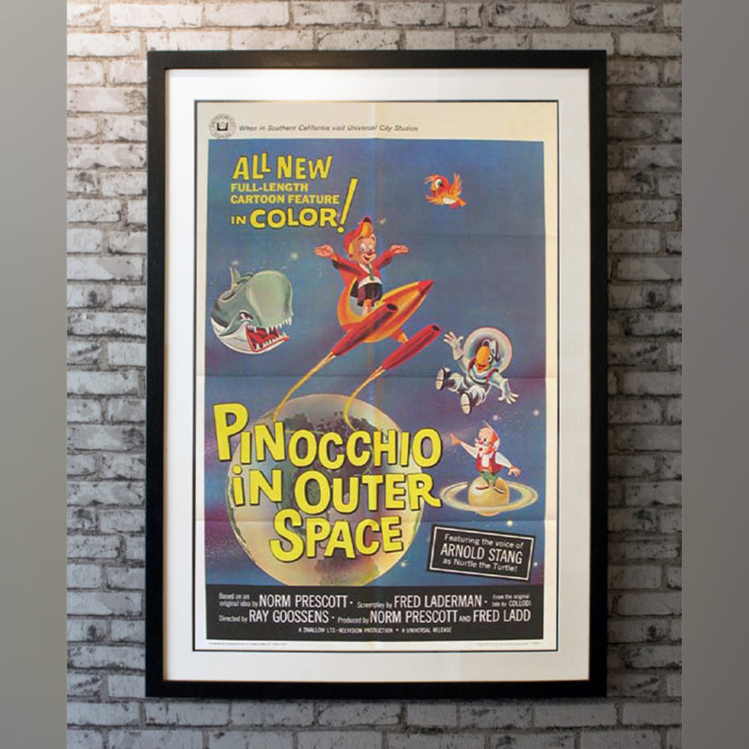 Original Movie Poster of Pinocchio In Outer Space (1965)