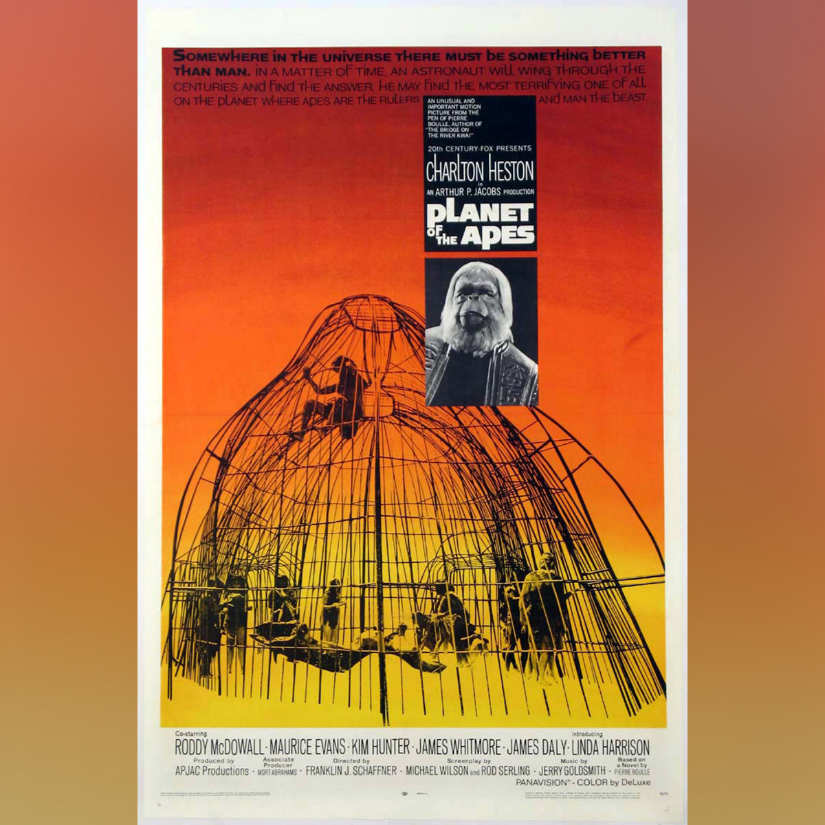 Original Movie Poster of Planet Of The Apes (1968)