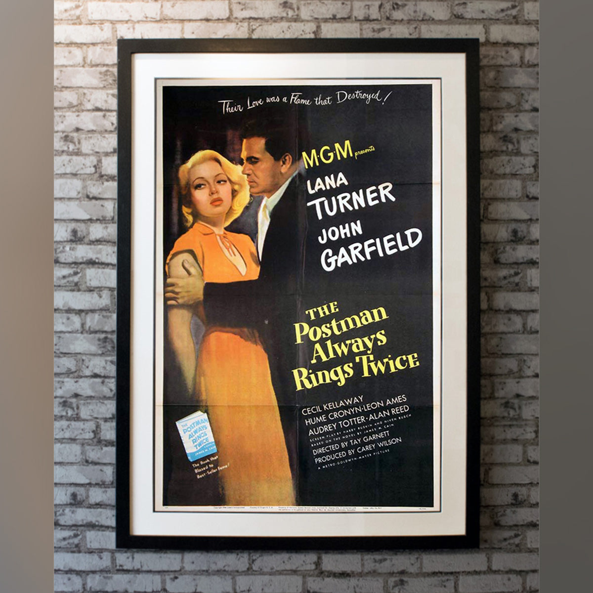 Original Movie Poster of Postman Always Rings Twice, The (1946)