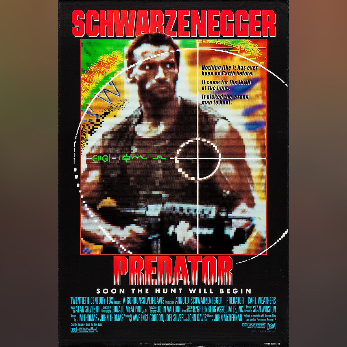 Original Movie Poster of Predator (1987)