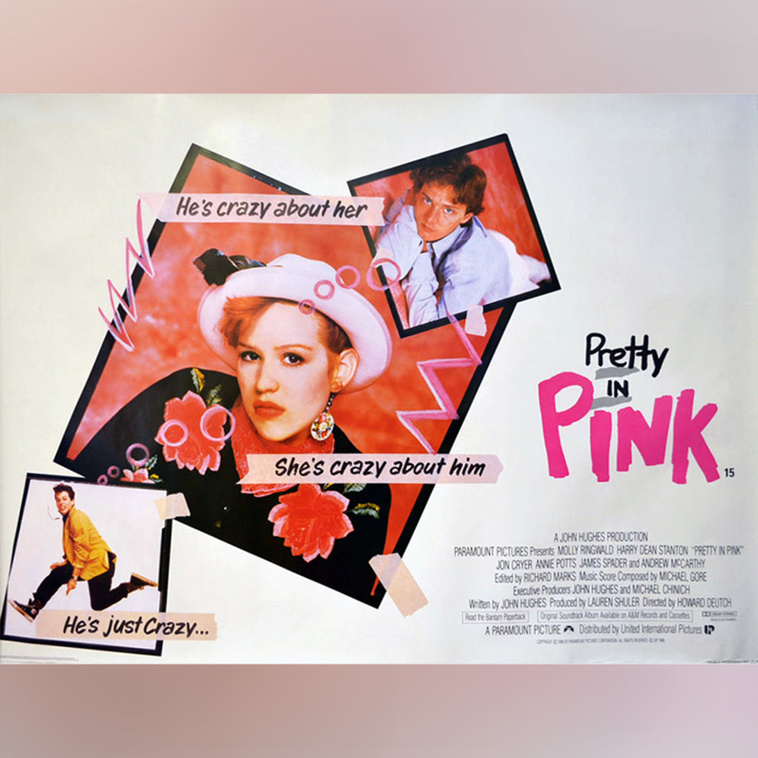 Original Movie Poster of Pretty In Pink (1986)