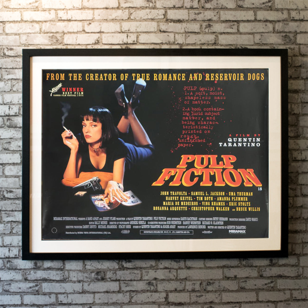 Pulp Fiction Movie Poster 1994 Japanese 1 Panel (20x29)