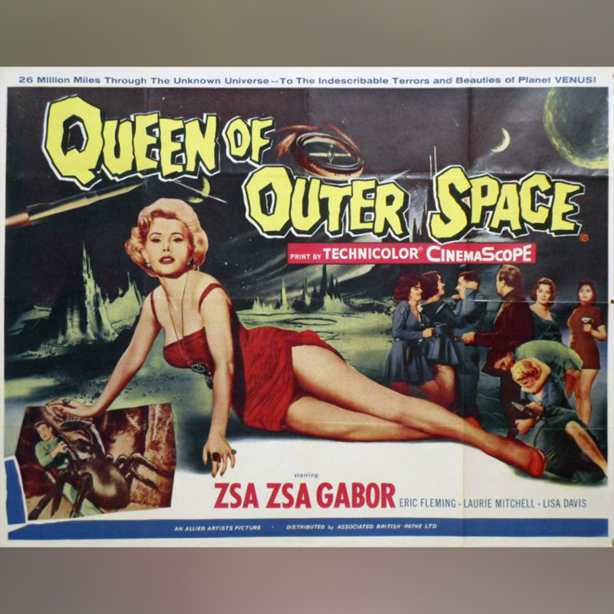 Original Movie Poster of Queen Of Outer Space (1958)