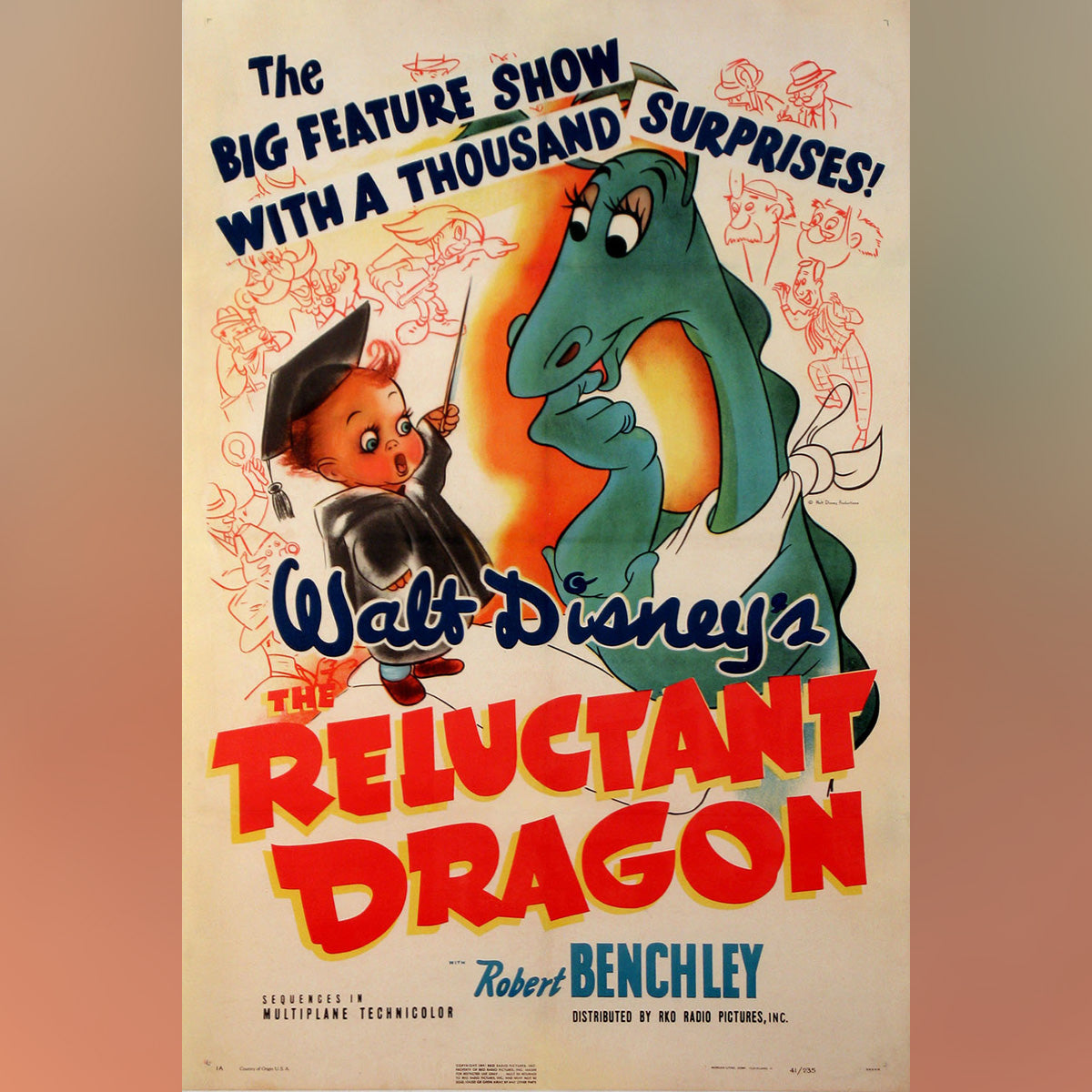 Original Movie Poster of Reluctant Dragon, The (1941)